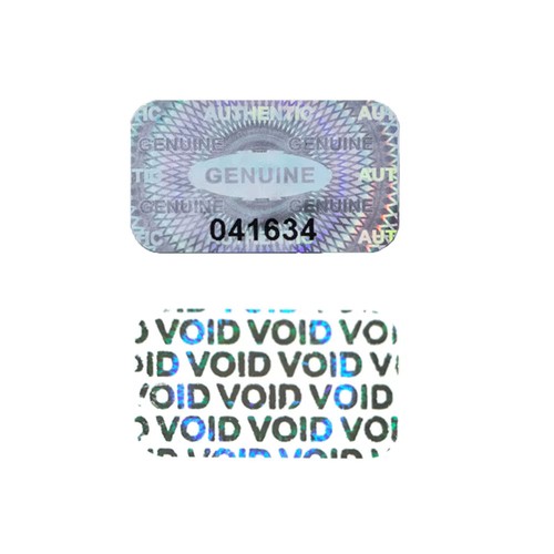 Hologramm siegel numeriert - hologramm,
