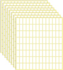 3360 Stück weiße Etiketten