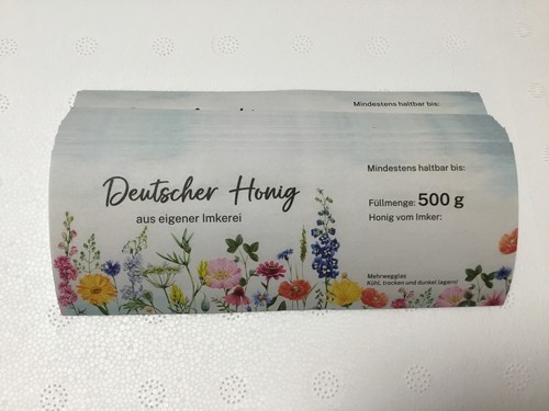 100 etiketten 500g - etiketten,