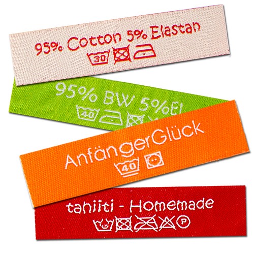 Wäscheetiketten