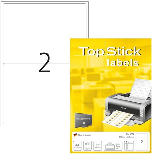 Top stick universal etiketten - top,