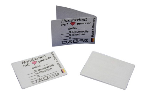 Textiletiketten universal - 10,