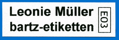 Wäscheetiketten