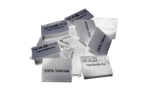 Textiletiketten 100 - 25, %