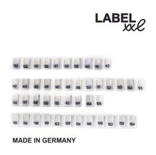 gewebte Größenetiketten