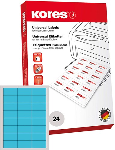 Kores universal etiketten x - etiketten,