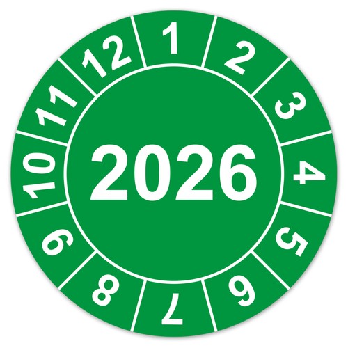 Jahresprüfplaketten 2026